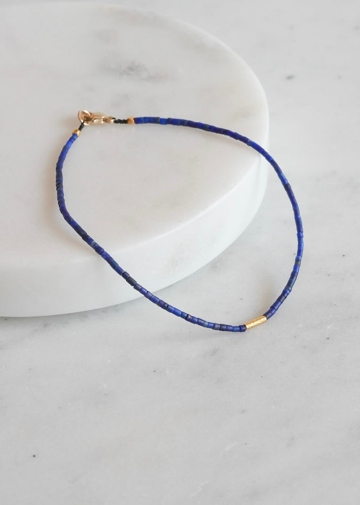 Margaret Solow | Lapis + 18k Bracelet