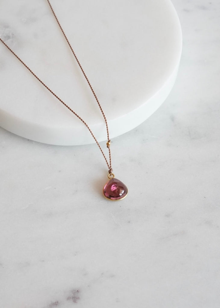 Margaret Solow | Tourmaline + 18kg Necklace