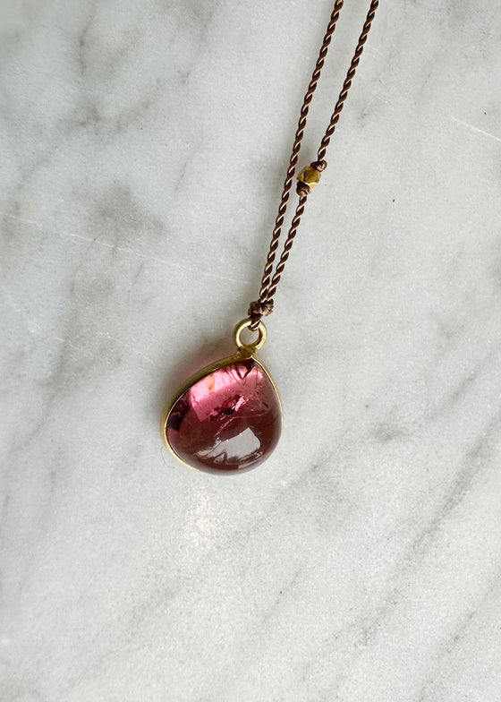 Margaret Solow | Tourmaline + 18kg Necklace