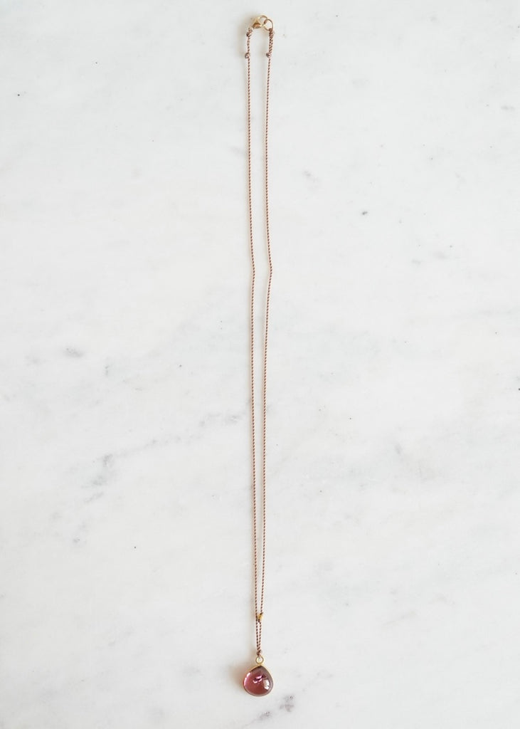 Margaret Solow | Tourmaline + 18kg Necklace