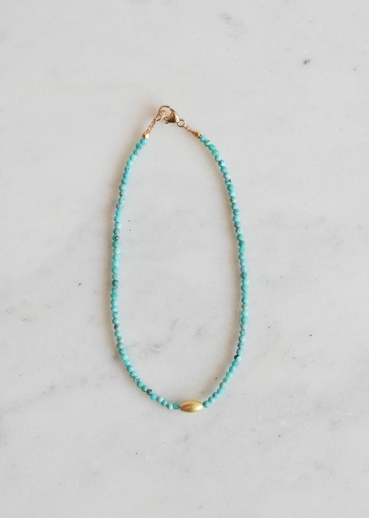 Margaret Solow | Turquoise + 18k Bracelet