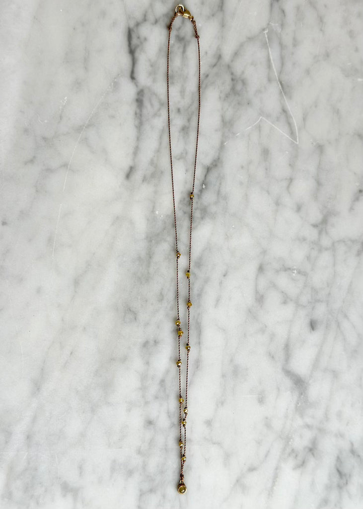 Margaret Solow | Yellow Diamond + 18kg Necklace