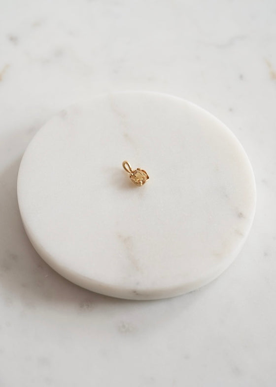 Marian Maurer | City Charm | Octagon Yellow Sapphire Pendant | 18k