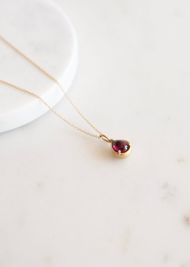 Marian Maurer | City Pendant | Pink Tourmaline | 18k