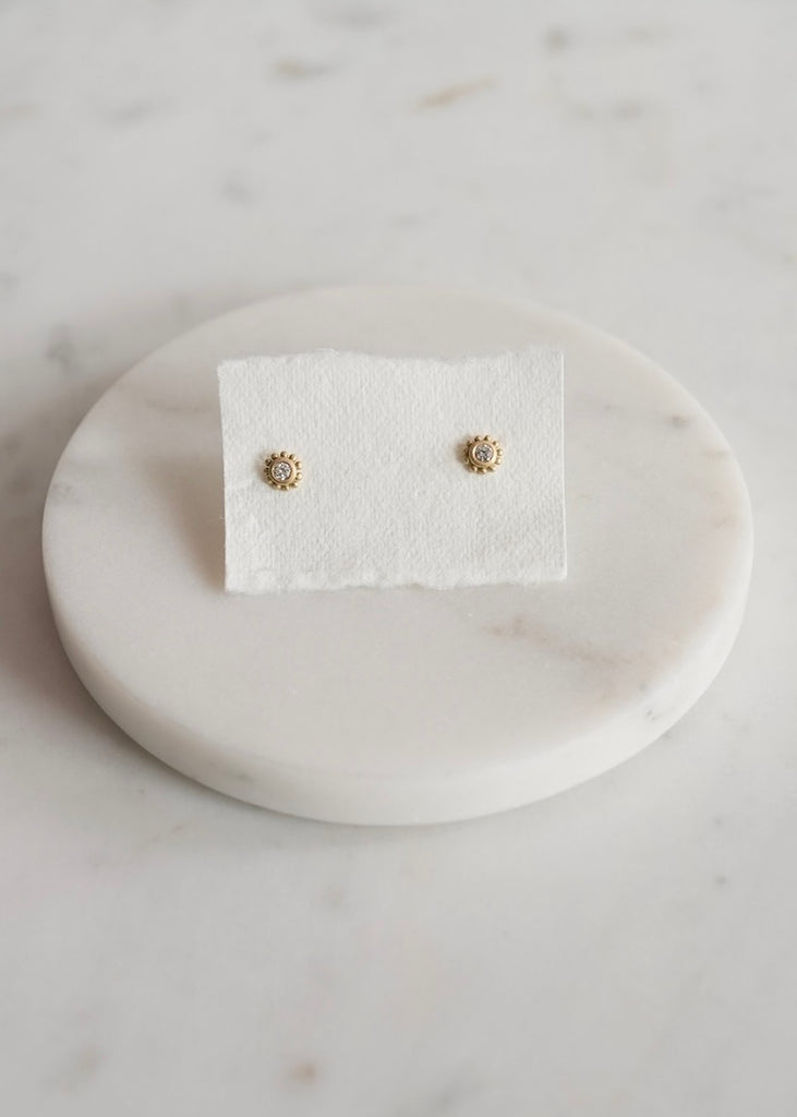 Marian Maurer | Palace Studs | 2.5 mm Diamond | 18k
