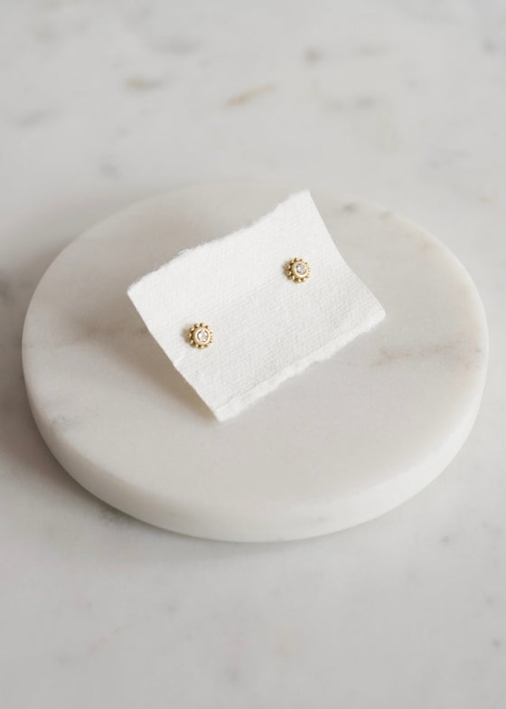 Marian Maurer | Palace Studs | 2.5 mm Diamond | 18k