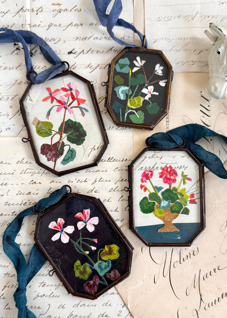 Maris Mirum | Geranium No. 1 | Vintage Locket Ornament