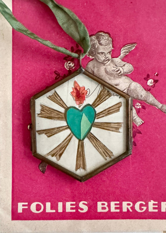 Maris Mirum | Sacred Heart | Vintage Locket Ornament