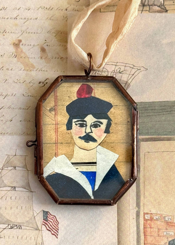 Maris Mirum | Salty Sailor | Vintage Locket Ornament