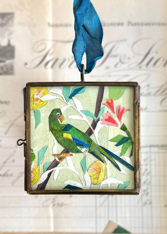 Maris Mirum | Virdi Parrot | Vintage Locket Ornament