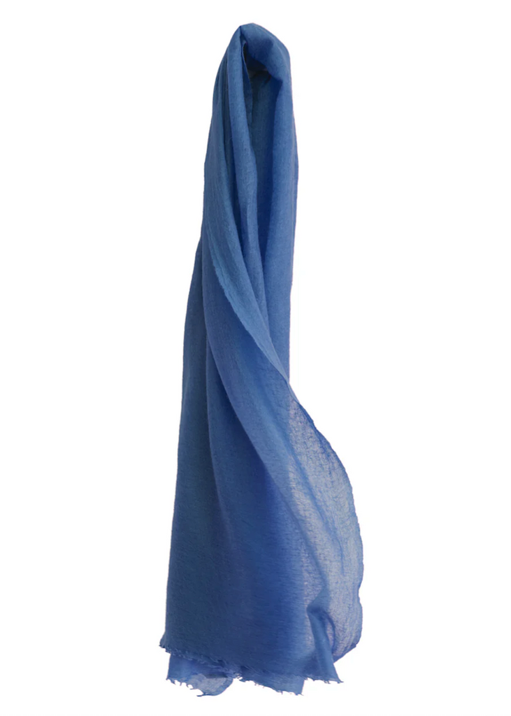 Meg Cohen | Cashmere Whisper Featherweight Scarf - Deep Blue