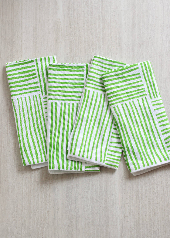 Mended | Dinner Napkins S/4 | Striped Vine