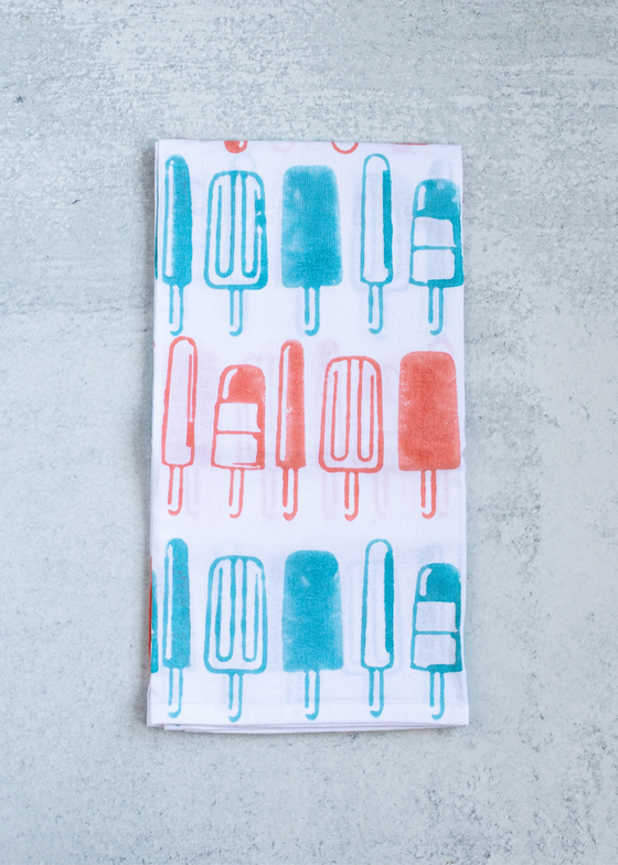 Mended | Tea Towel | Popsicles, Saltwater & Melon