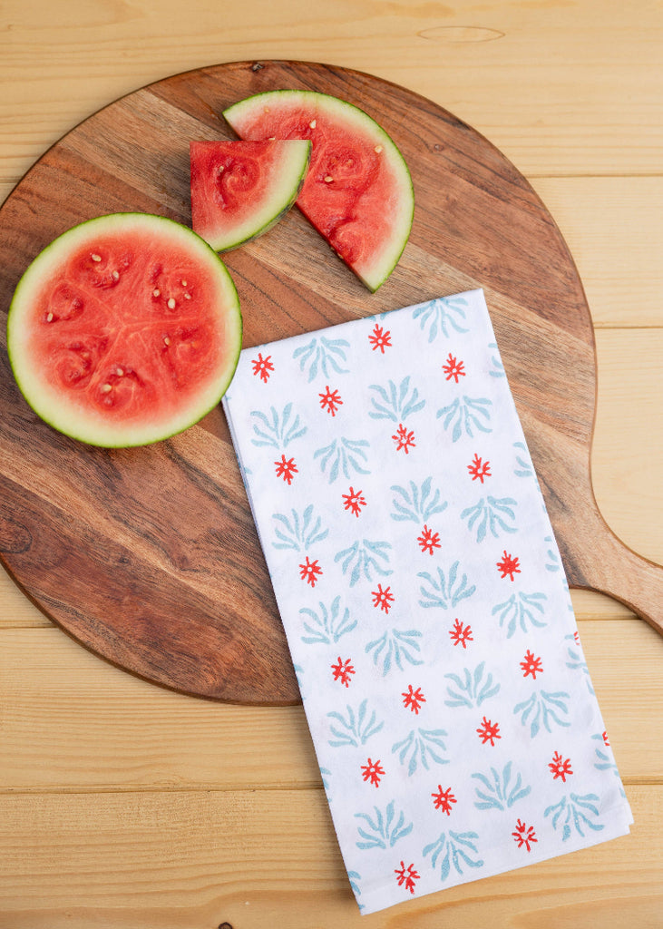 Mended | Tea Towel | Seagrass