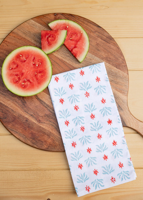 Mended | Tea Towel | Seagrass