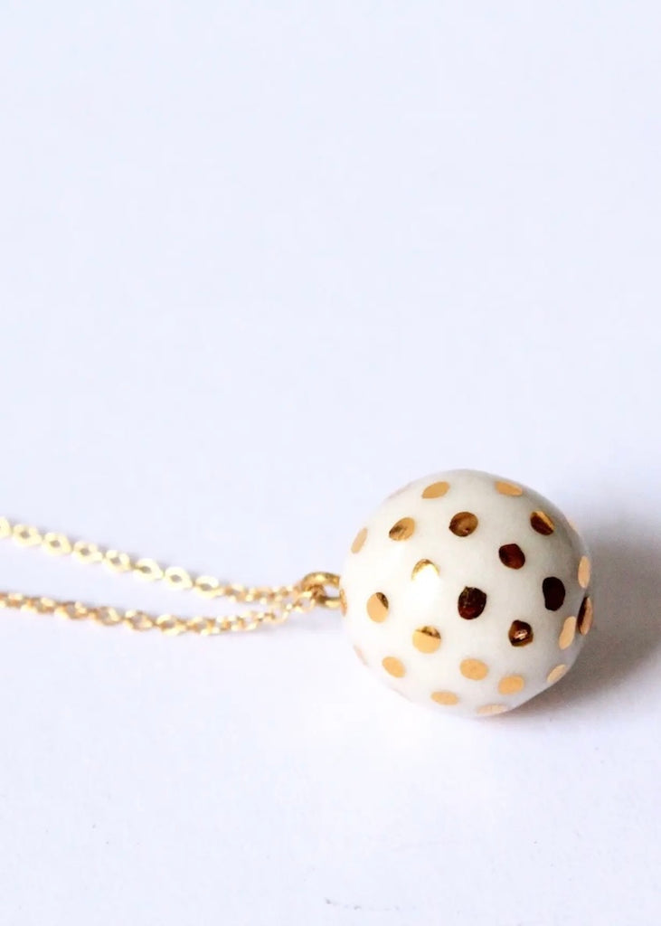 Mier Luo | Ladybug Necklace White