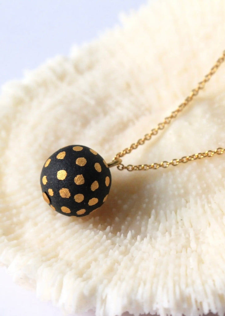 Mier Luo | Ladybug Necklace Black