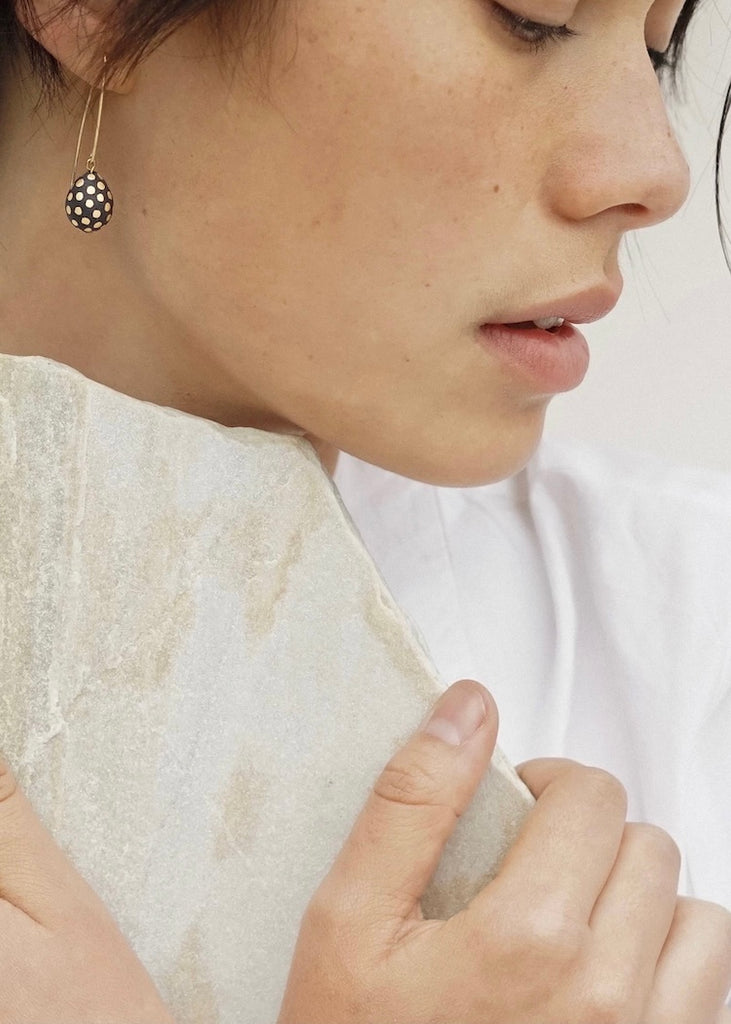 Mier Luo | Ladybug Teardrop Earrings