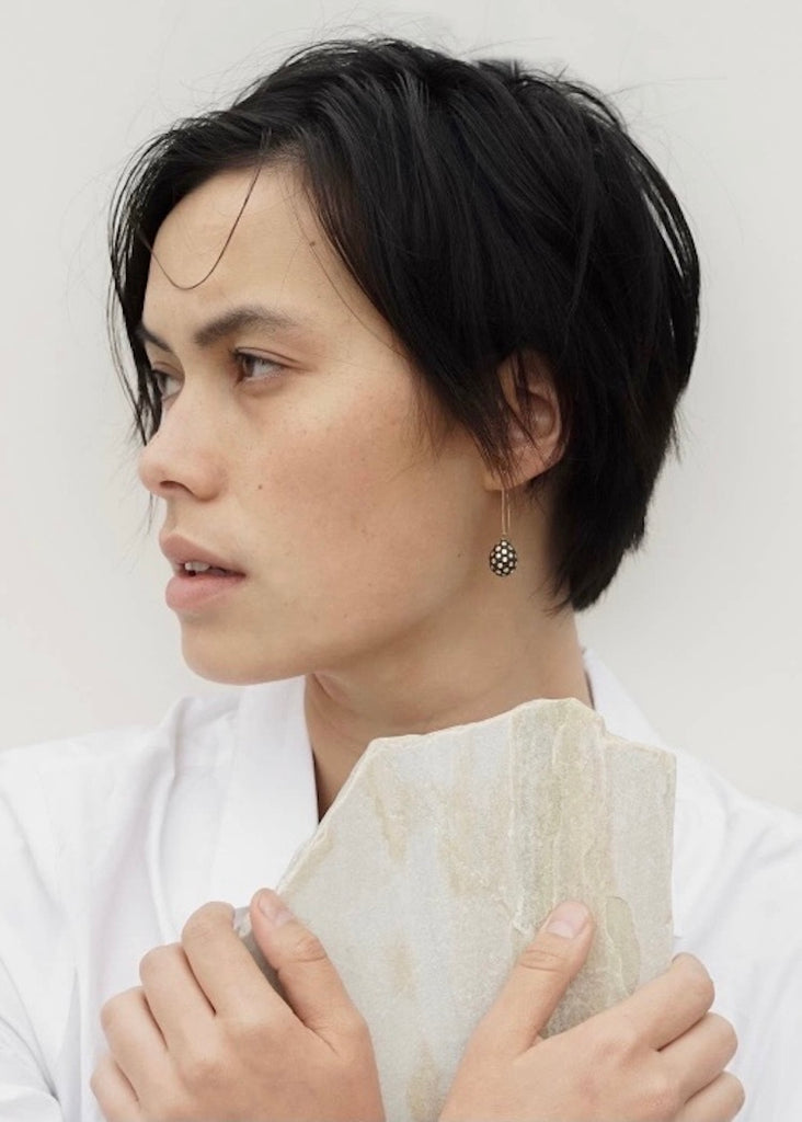 Mier Luo | Ladybug Teardrop Earrings