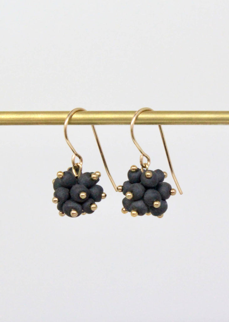 Mier Luo | Berry Earrings | Black