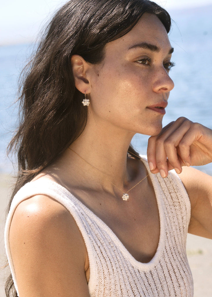 Mier Luo | Berry Earrings | White