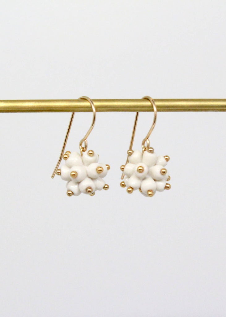 Mier Luo | Berry Earrings | White
