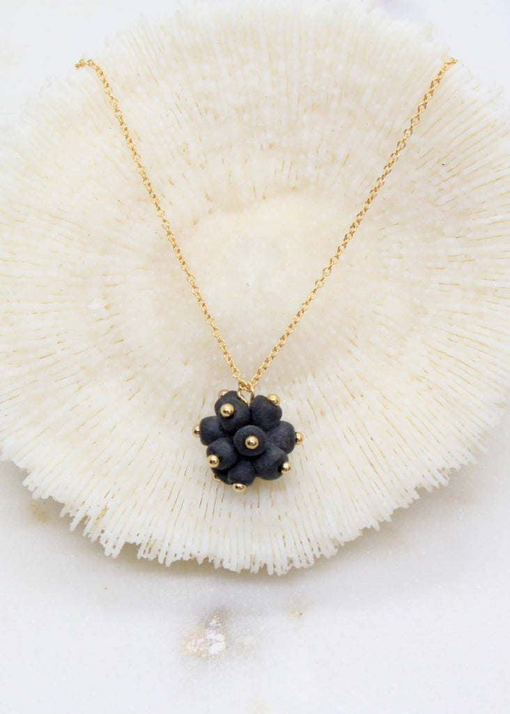 Mier Luo | Berry Necklace | Black