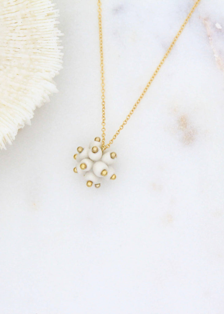Mier Luo | Berry Necklace | White