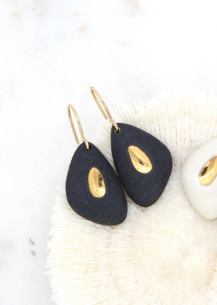 Mier Luo | Guardian Wing Earrings | Black