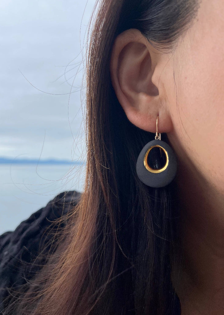 Mier Luo | Oasis Earrings | Black