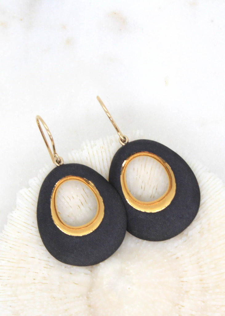 Mier Luo | Oasis Earrings | Black