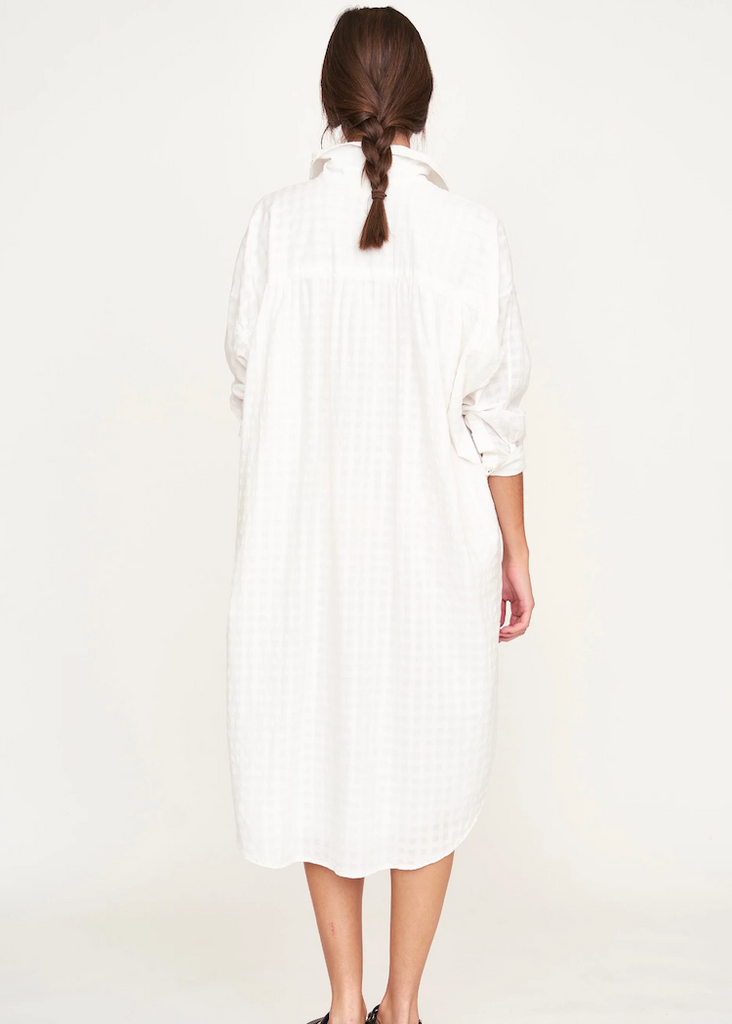 Mirth | Kyoto House Dress | White Boxweave