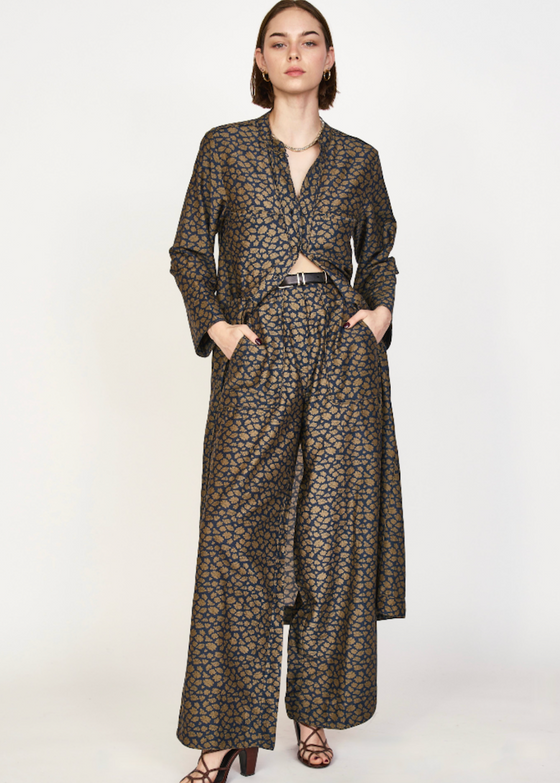 Mirth | Malmo Dress | Navy Lilypad