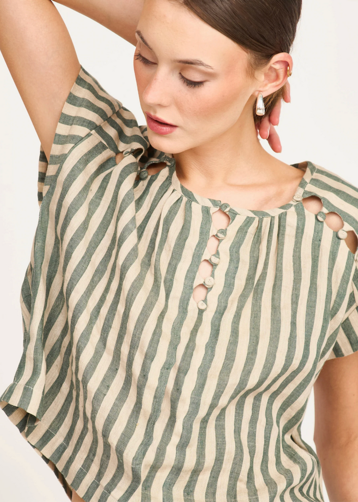 Mirth | Merida Cutout Top | Safari Stripe