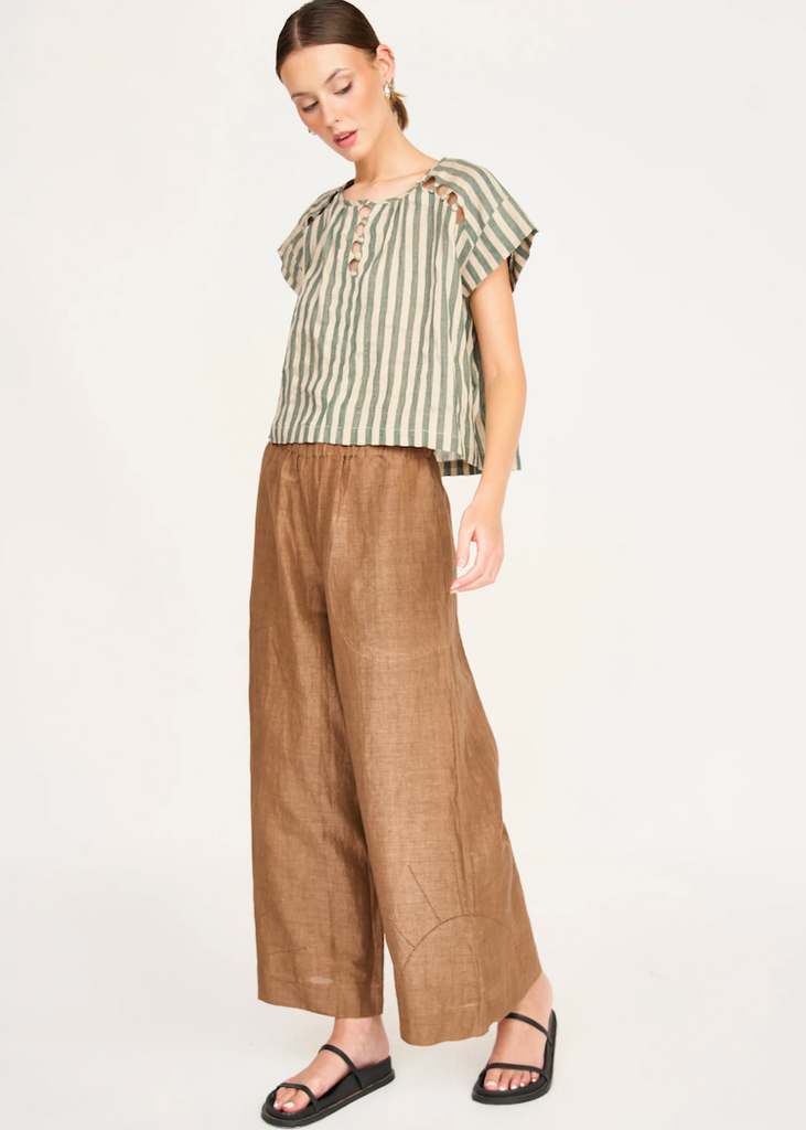 Mirth | Merida Cutout Top | Safari Stripe