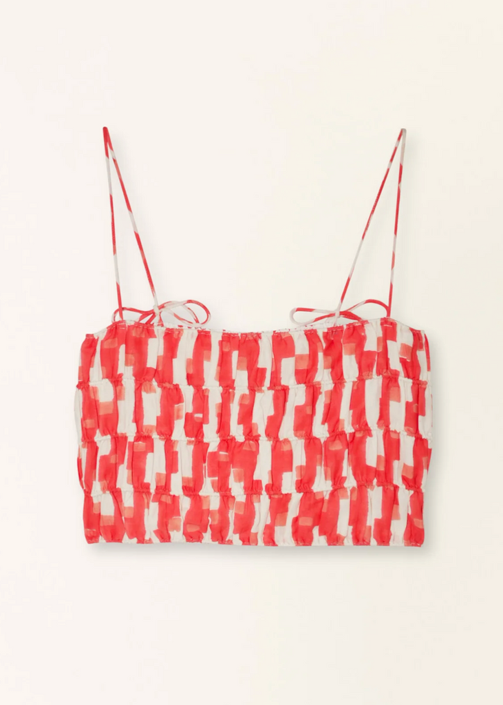 Mirth | Puglia Top in Cherry Hopscotch