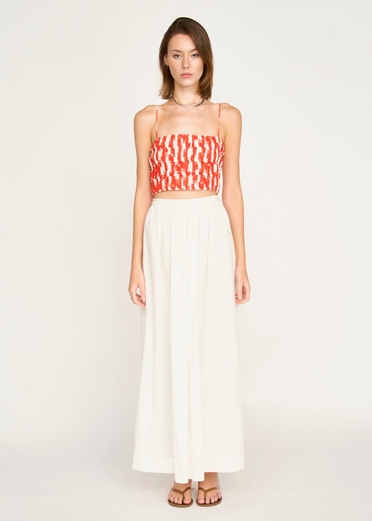 Mirth | Puglia Top in Cherry Hopscotch