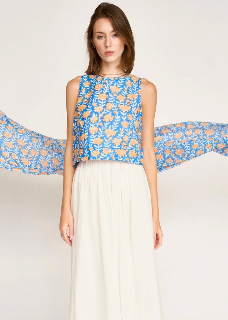 Mirth | Santanyi Tank | Tangerine Carnation