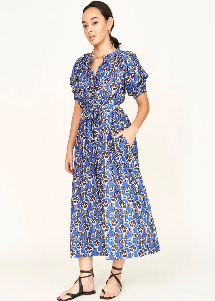 Mirth | Somerset Dress | Lapis Wildflower