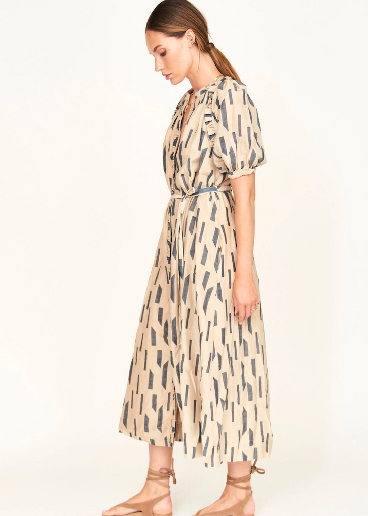 Mirth | Somerset Dress | Parchment Rainfall