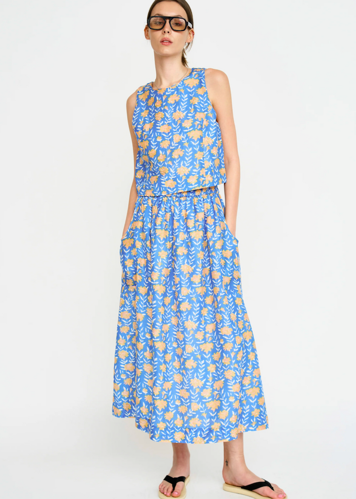 Mirth | Verona Skirt | Tangerine Carnation