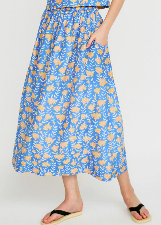 Mirth | Verona Skirt | Tangerine Carnation