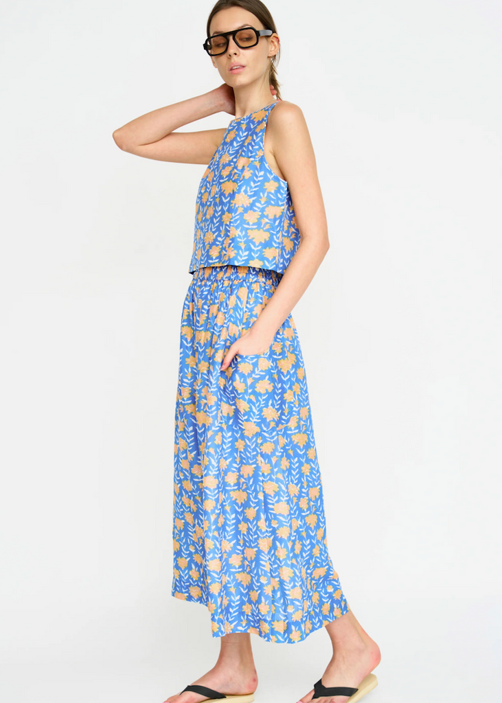 Mirth | Verona Skirt | Tangerine Carnation