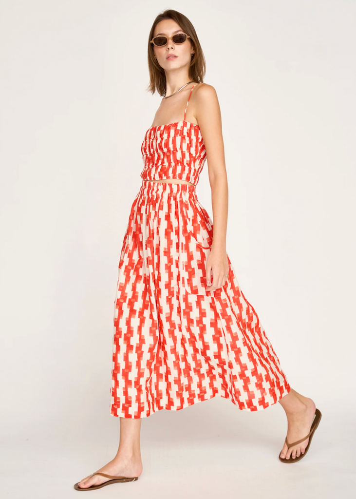 Mirth | Verona Skirt in Cherry Hopscotch