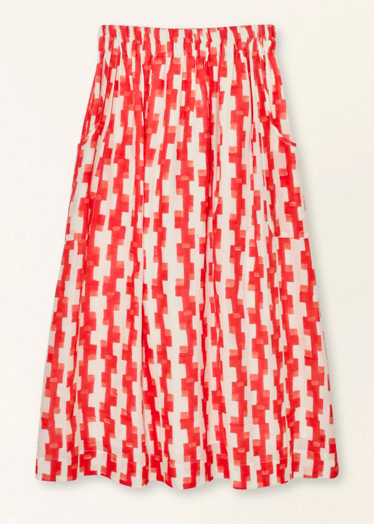Mirth | Verona Skirt in Cherry Hopscotch