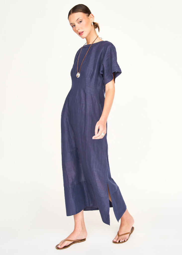 Mirth | Wailea Dress in Blueberry