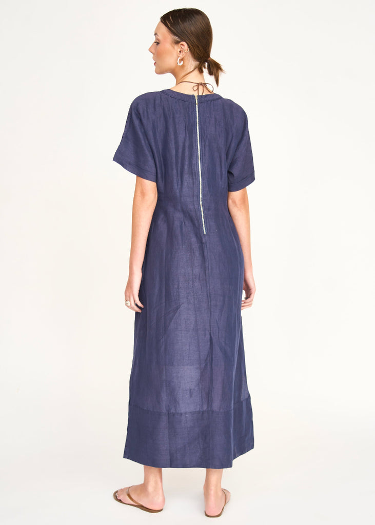 Mirth | Wailea Dress in Blueberry