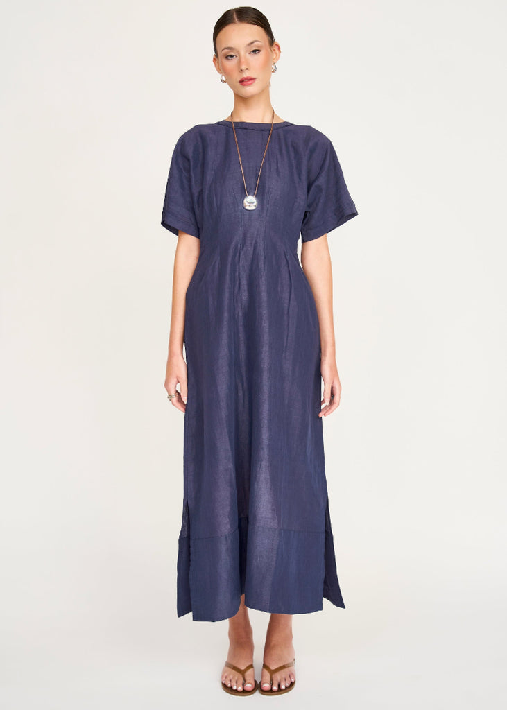 Mirth | Wailea Dress in Blueberry