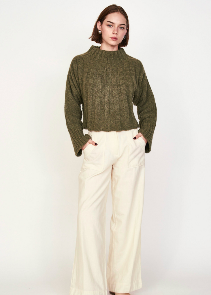 Mirth | Winslow Sweater | Olive