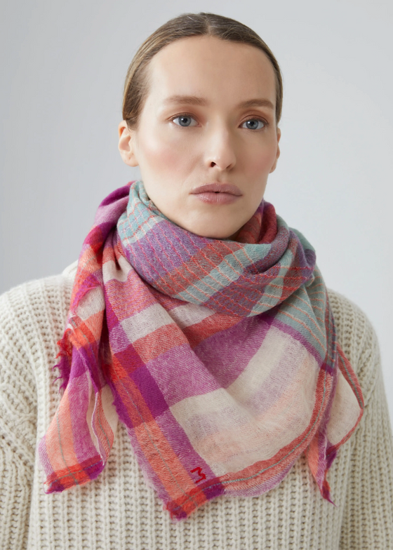 Moismont | Chaï Foulard No 752 | Azalea